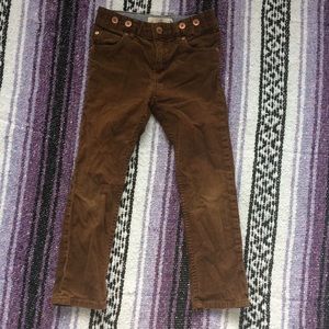 H&m boys brown corduroy pants
